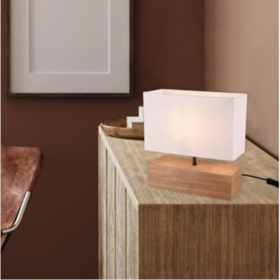 Lampe de Chevet de style Scandinave LED - ENKË, Noir / Blanc chaud Dimmable